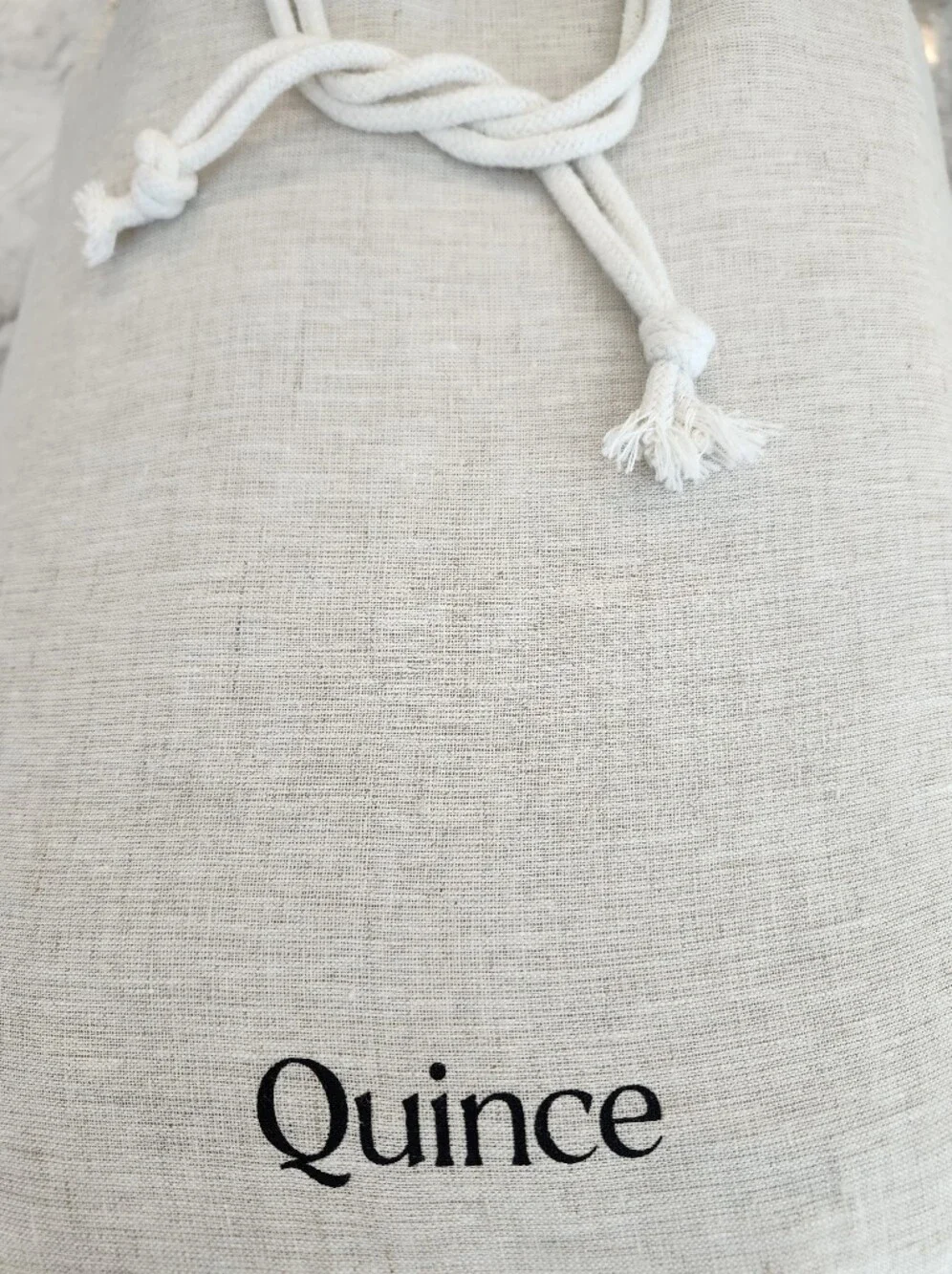 Quince 100% European Linen Duvet Cover Set King/Cal King Natural Chambray NWOT